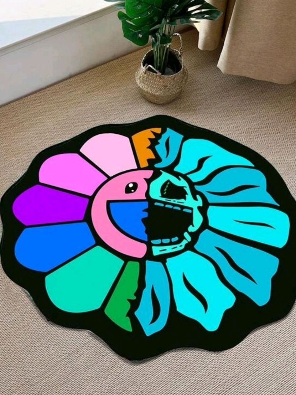 BRAND NEW- COLORFUL RUG - Picture 3 of 6